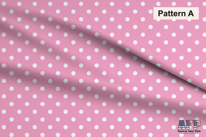 Pastel Polka Dots Set 1. Choose Your Patterns or Select the All! Pattern A Shown. Shop now at American Fabric Prints.