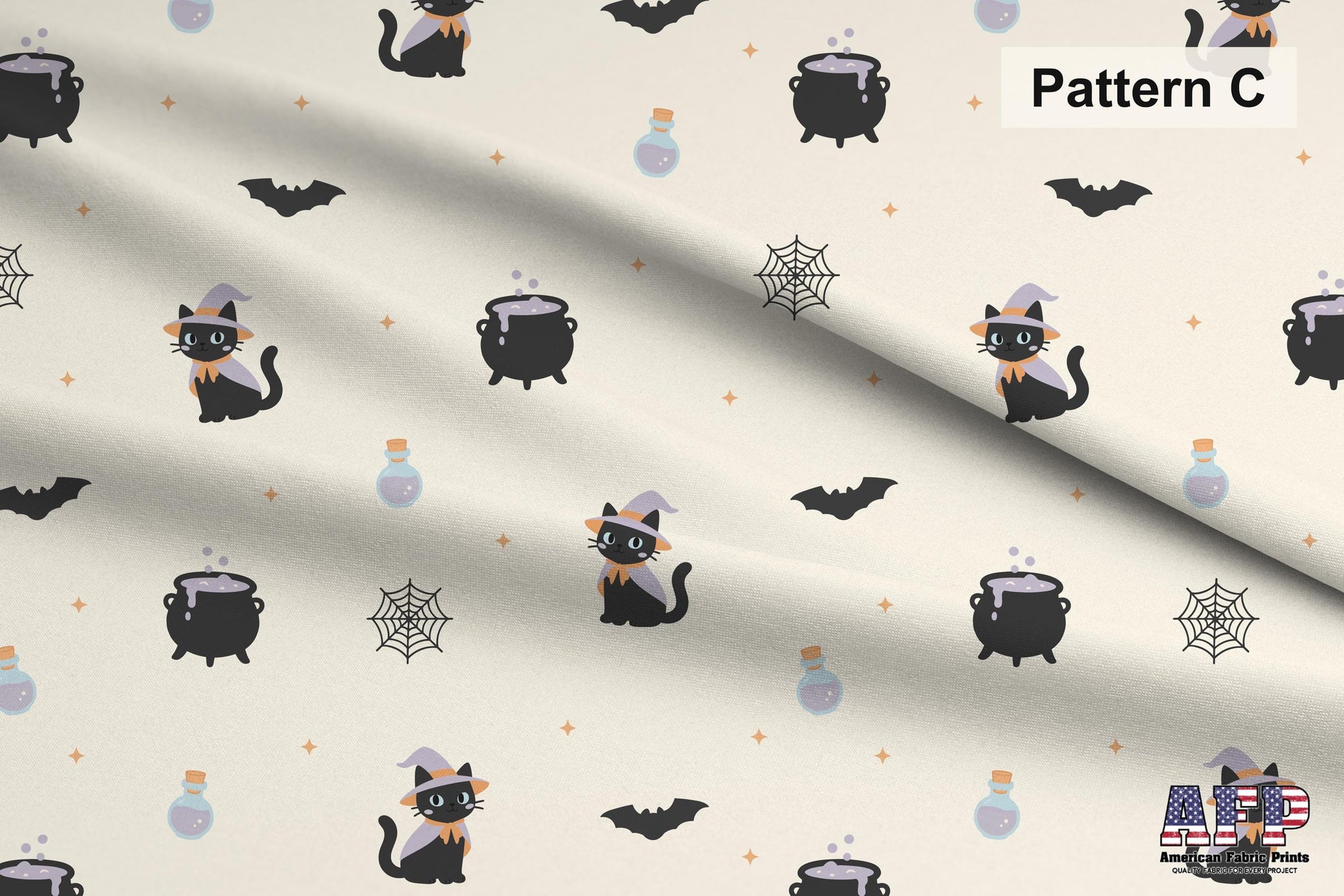 Retro Halloween in Purple 2 Fabric Bundle Set - Shop now at American Fabric Prints