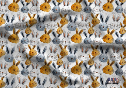 Happy Bunnies Fabric - Shop now at American Fabric Prints