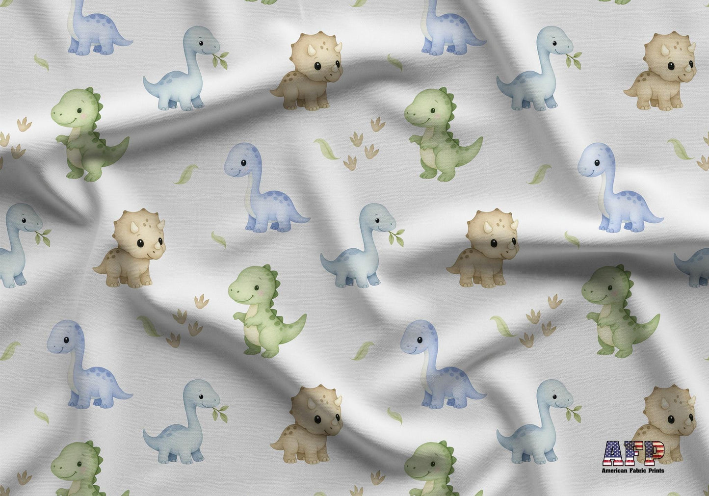 Baby Dinosaurs Fabric - Shop now at American Fabric Prints