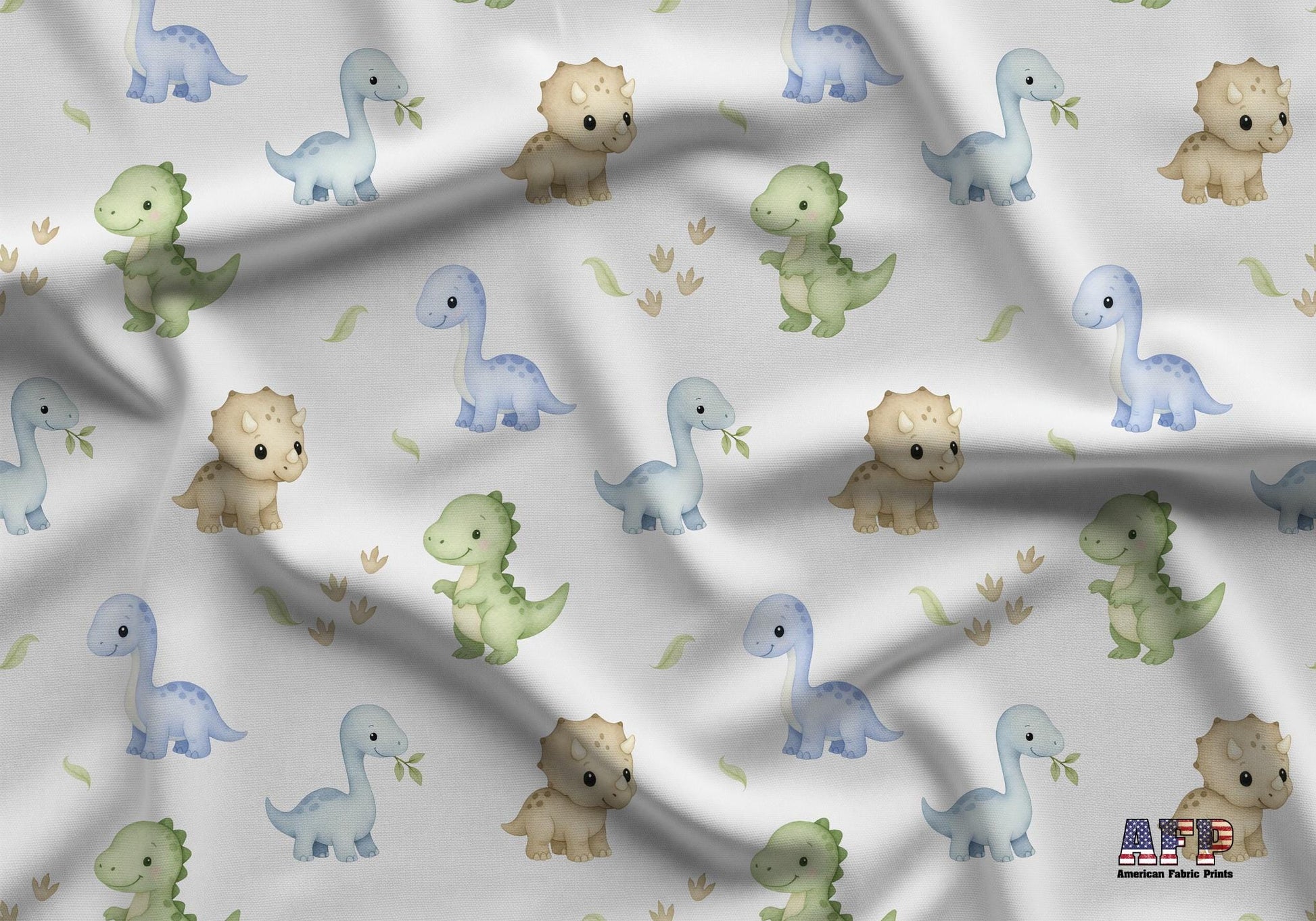 Baby Dinosaurs Fabric - Shop now at American Fabric Prints