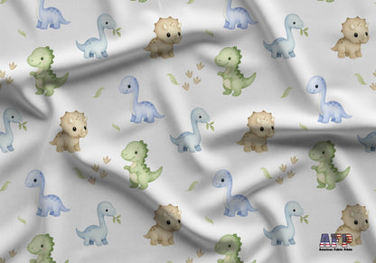 Baby Dinosaurs Fabric - Shop now at American Fabric Prints