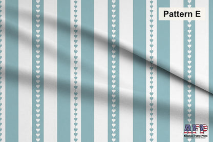 Blue Hearts Fabric Bundle Set - Shop now at American Fabric Prints