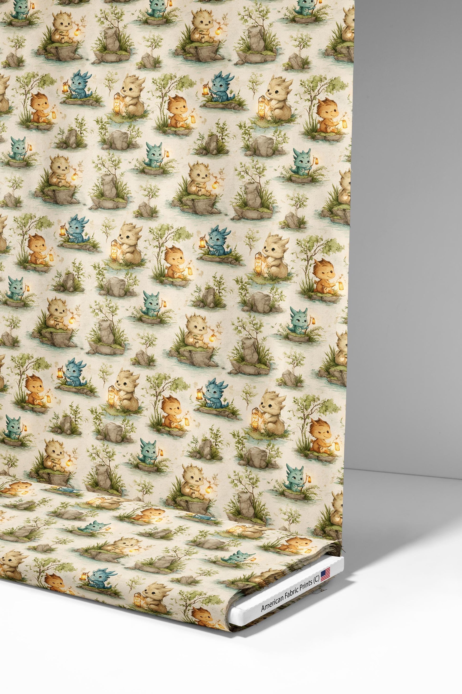 Whimsical Creatures Fabric - Shop now at American Fabric Prints