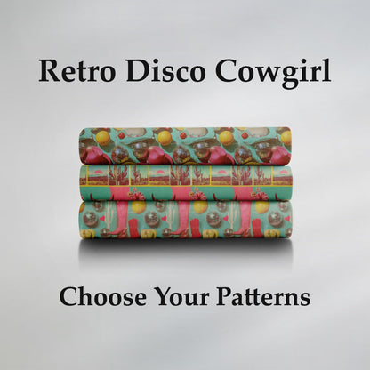 Retro Disco Cowgirl Fabric Bundle Set - Shop now at American Fabric Prints