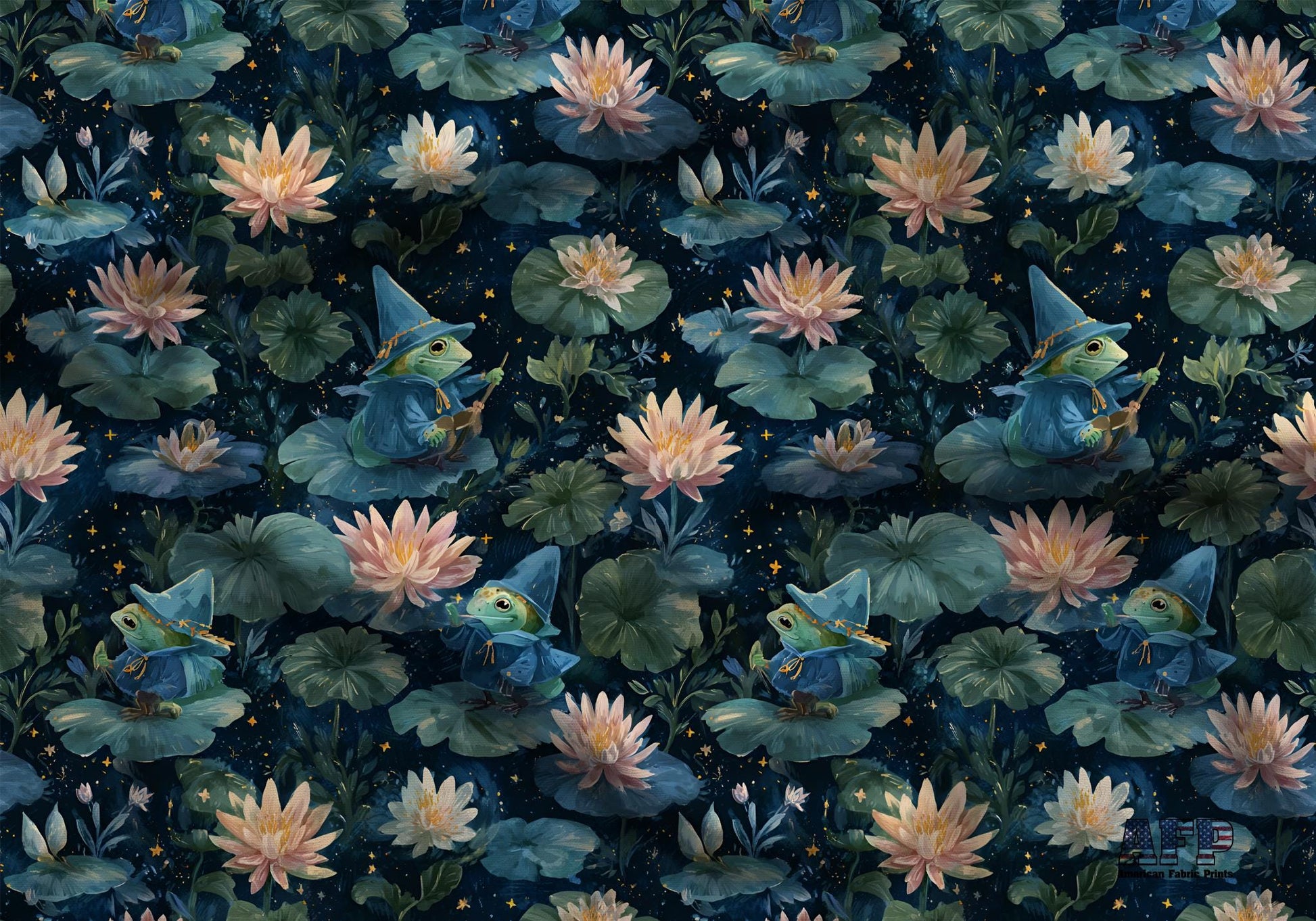 Mystical Toads Fabric - Shop now at American Fabric Prints