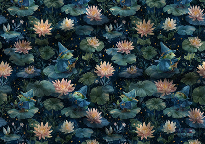 Mystical Toads Fabric - Shop now at American Fabric Prints
