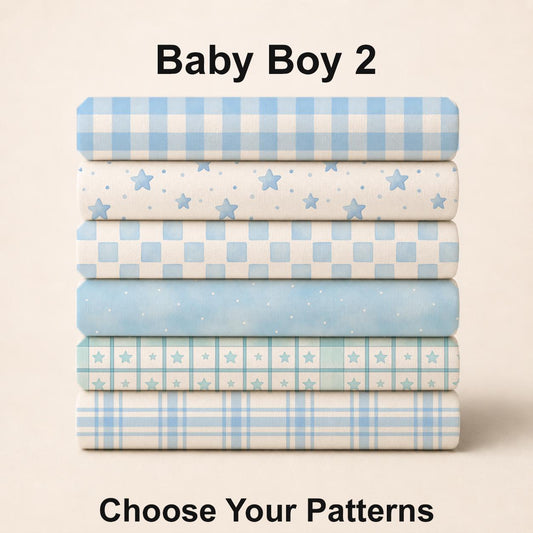 Baby Boy 2 Fabric Collection. Choose Your Patterns. Shop now at American Fabric Prints.
