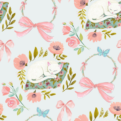 Cat Nap Fabric - Shop now at American Fabric Prints