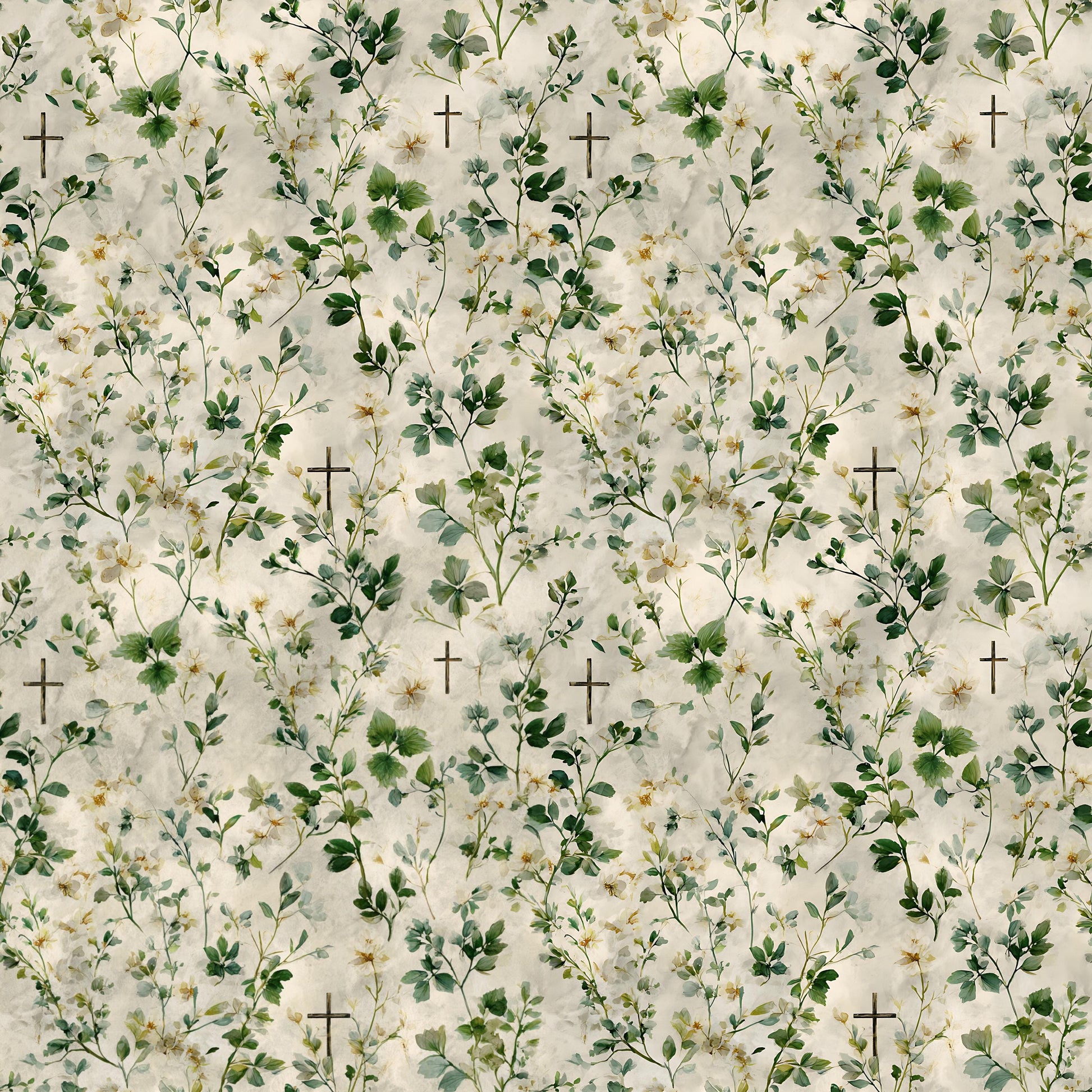 Faith Floral Fabric - Shop now at American Fabric Prints