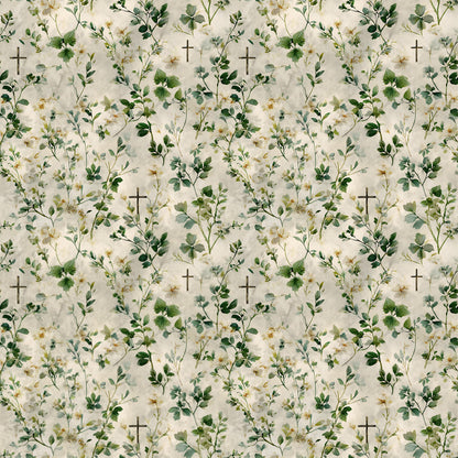 Faith Floral Fabric - Shop now at American Fabric Prints