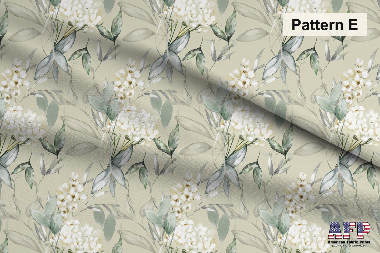 White Floral 2 Fabric Bundle Set - Shop now at American Fabric Prints