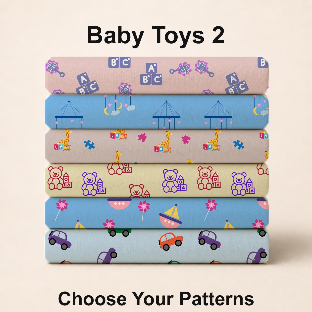 Baby Toys 2 Fabric Collection. Shop now at American Fabric Prints.