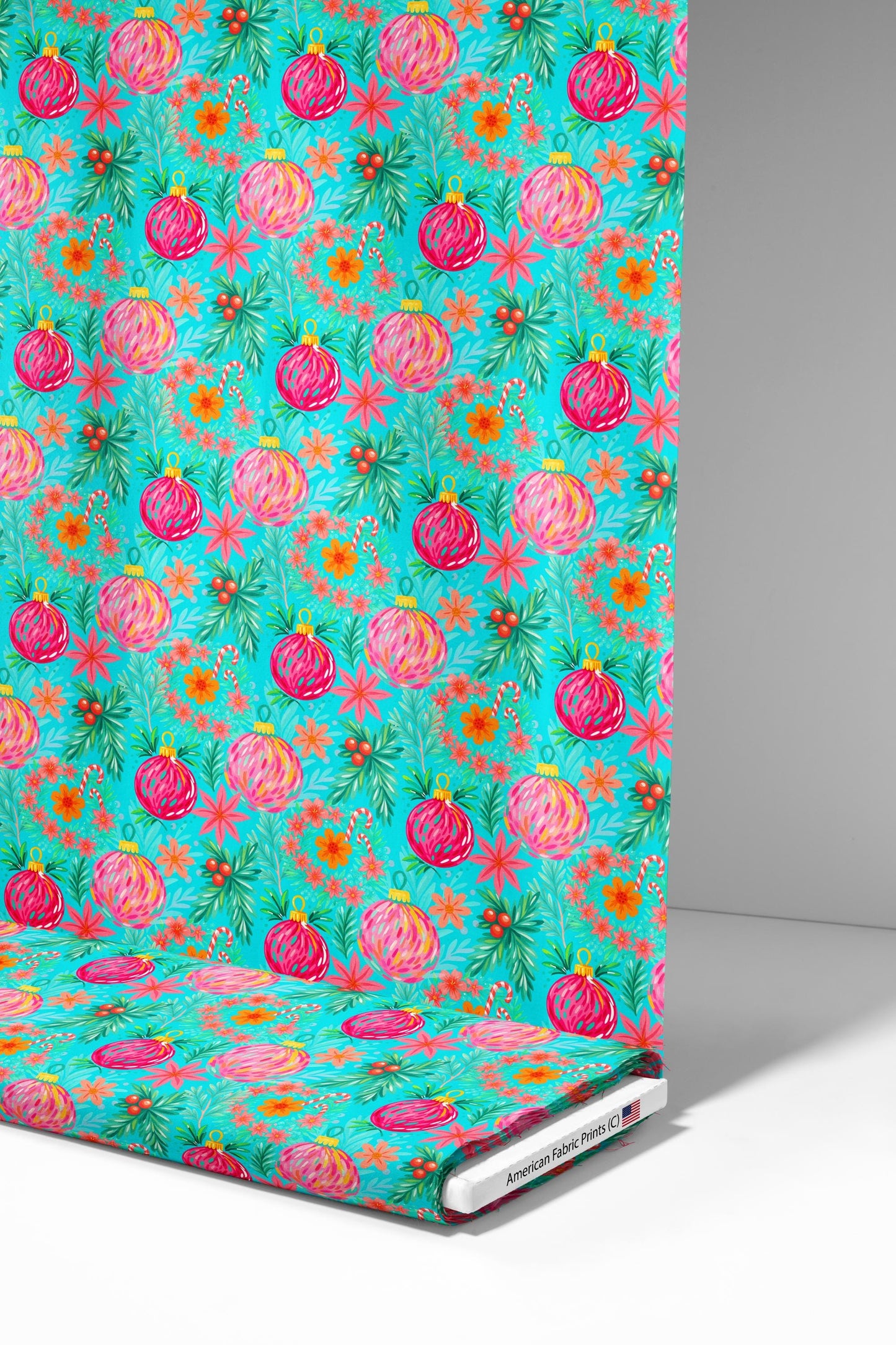 Tropical Christmas Fabric - Shop now at American Fabric Prints