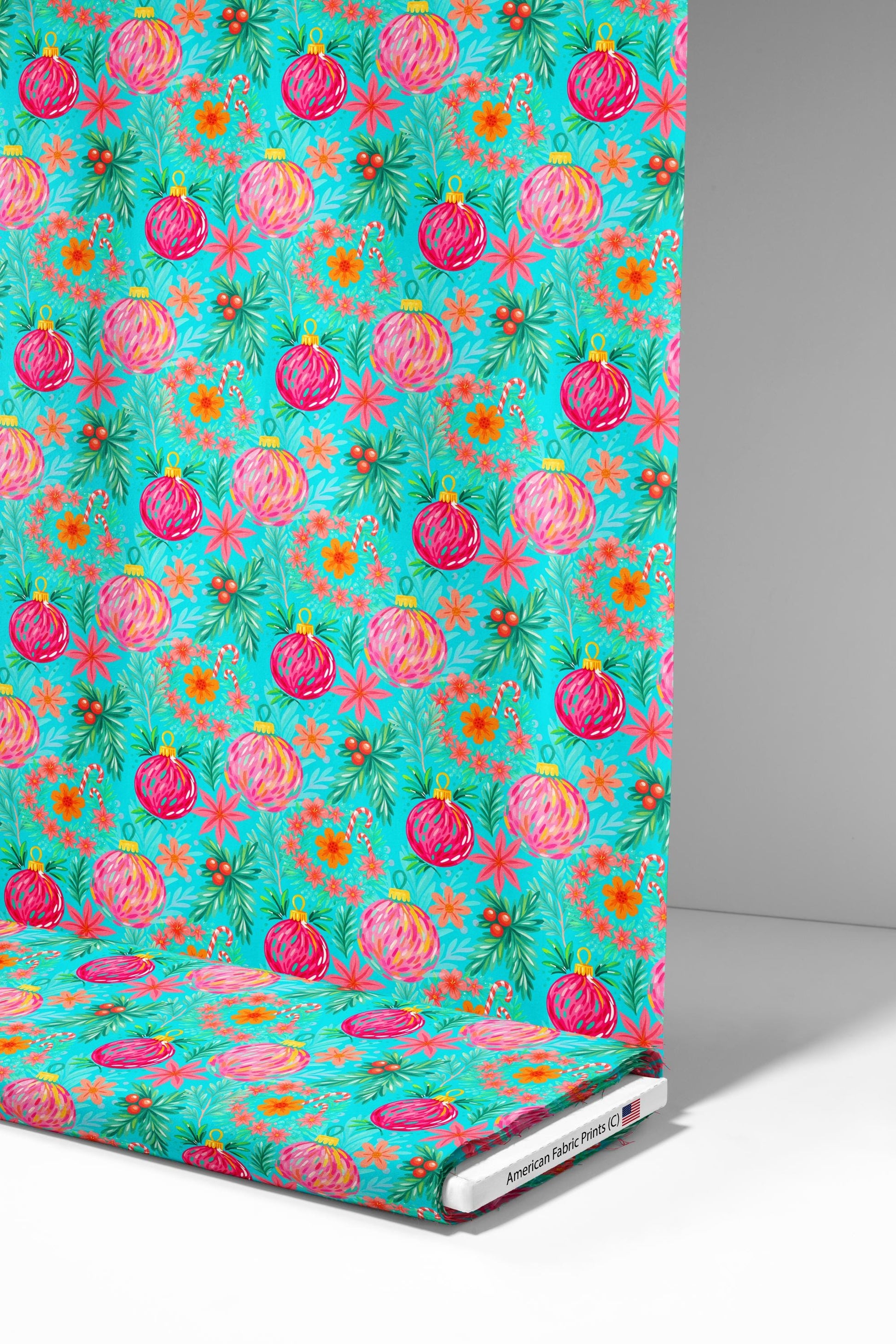 Tropical Christmas Fabric - Shop now at American Fabric Prints