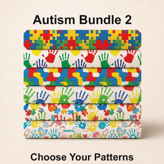 Autism Bundle 2 Fabric Bundle Set - Shop now at American Fabric Prints