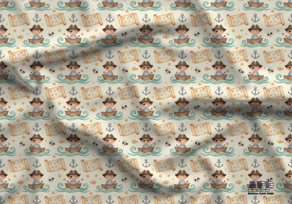 Pirate Kid Fabric - Shop now at American Fabric Prints