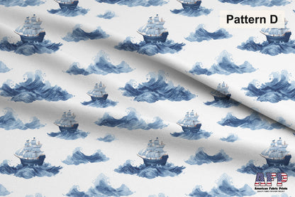 Dark at Sea Fabric Bundle Set - Shop now at American Fabric Prints