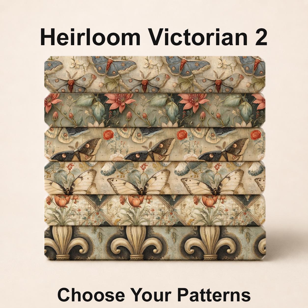 Heirloom Victorian 2 Fabric Bundle Set - Shop now at American Fabric Prints