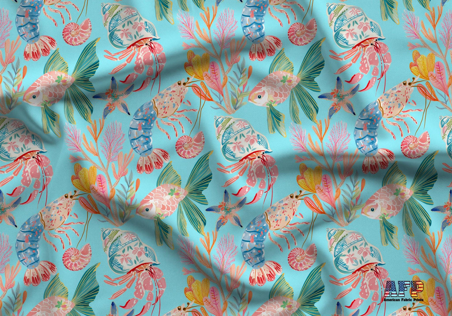 Coastal Chinoiserie Fabric - Shop now at American Fabric Prints