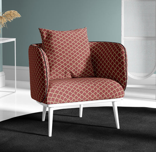 Clamshell Cloud Upholstery Pattern Fabric