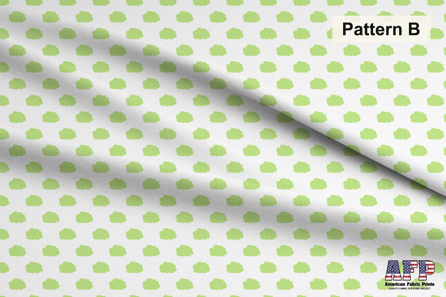 Baby Green 2 Fabric Collection. Choose Your Patterns. Pattern B Shown. Shop now at American Fabric Prints.