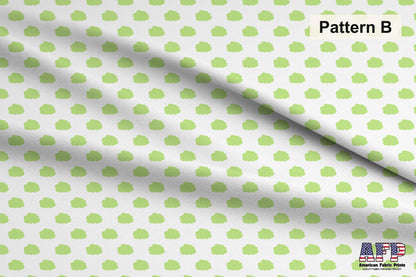 Baby Green 2 Fabric Collection. Choose Your Patterns. Pattern B Shown. Shop now at American Fabric Prints.
