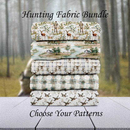 Hunter theme quilt coordinates. Shop now at American Fabric Prints.