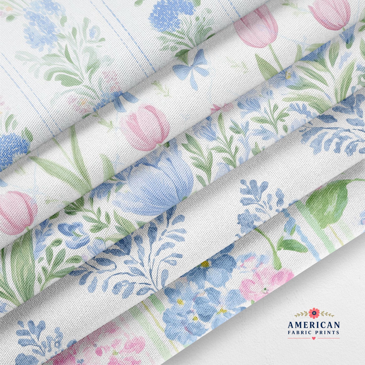 Spring Blooms 2 Fabric Bundle Set - Shop now at American Fabric Prints