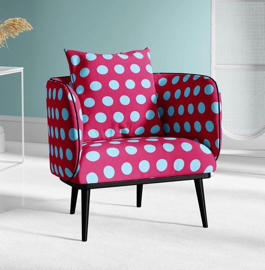 Polka-Dot Pattern Upholstery Fabric