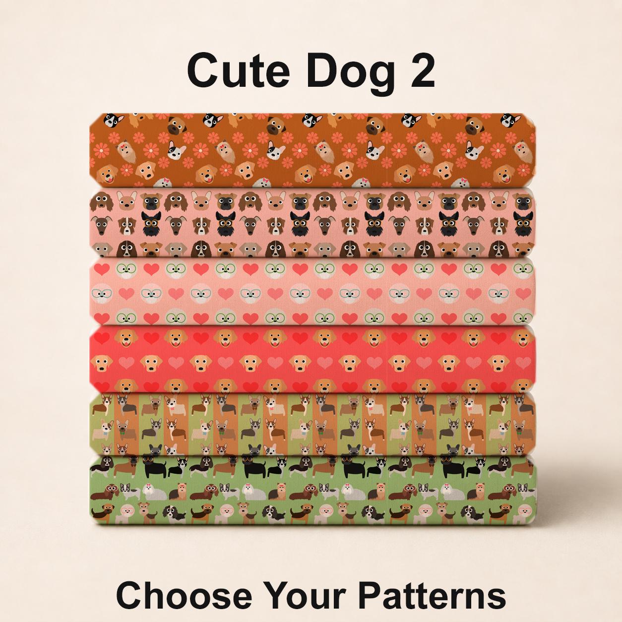Cute Dog 2 Fabric Bundle Set - Shop now at American Fabric Prints