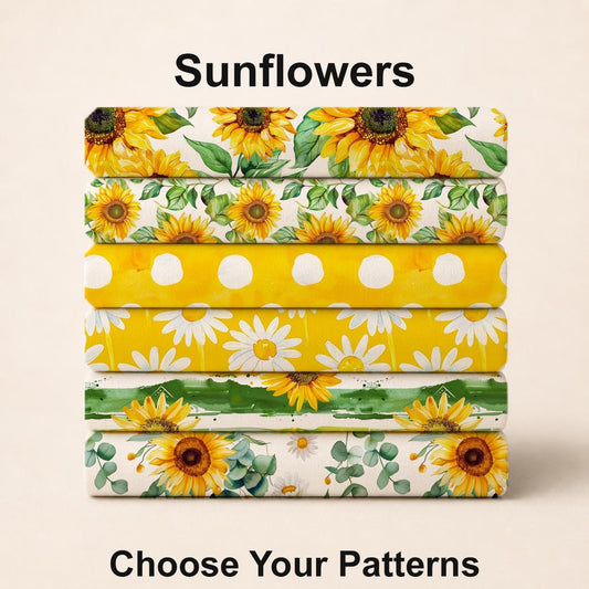 Sunflowers Fabric Bundle Set - Shop now at American Fabric Prints