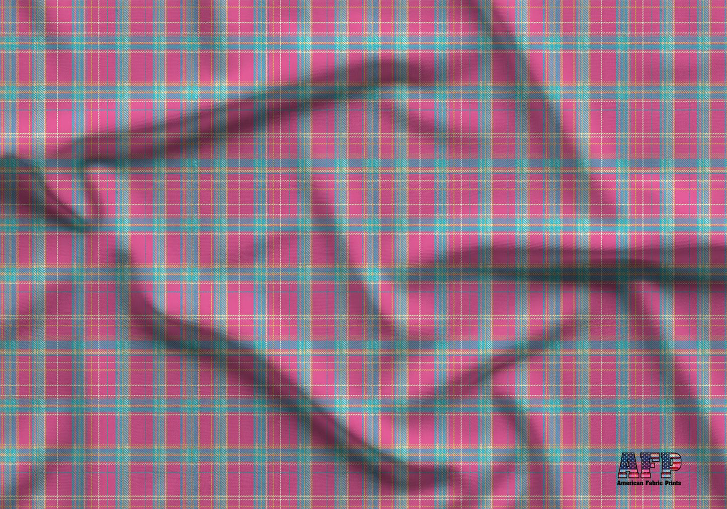 Preppy Christmas Plaid Fabric - Shop now at American Fabric Prints