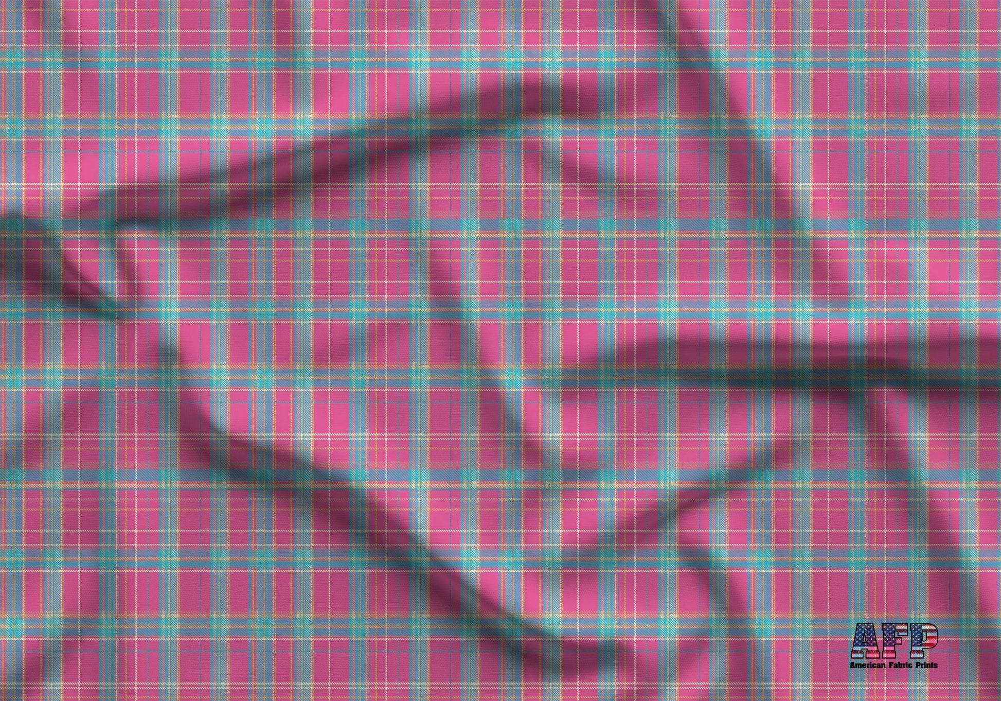 Preppy Christmas Plaid Fabric - Shop now at American Fabric Prints