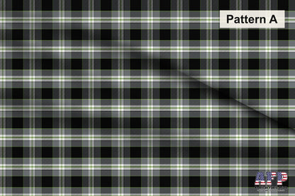 Halloween Plaid 3 Fabric Collection. Pattern A Shown. Shop now at American Fabric Prints.