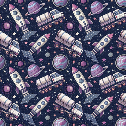 Space Travel Fabric - Shop now at American Fabric Prints