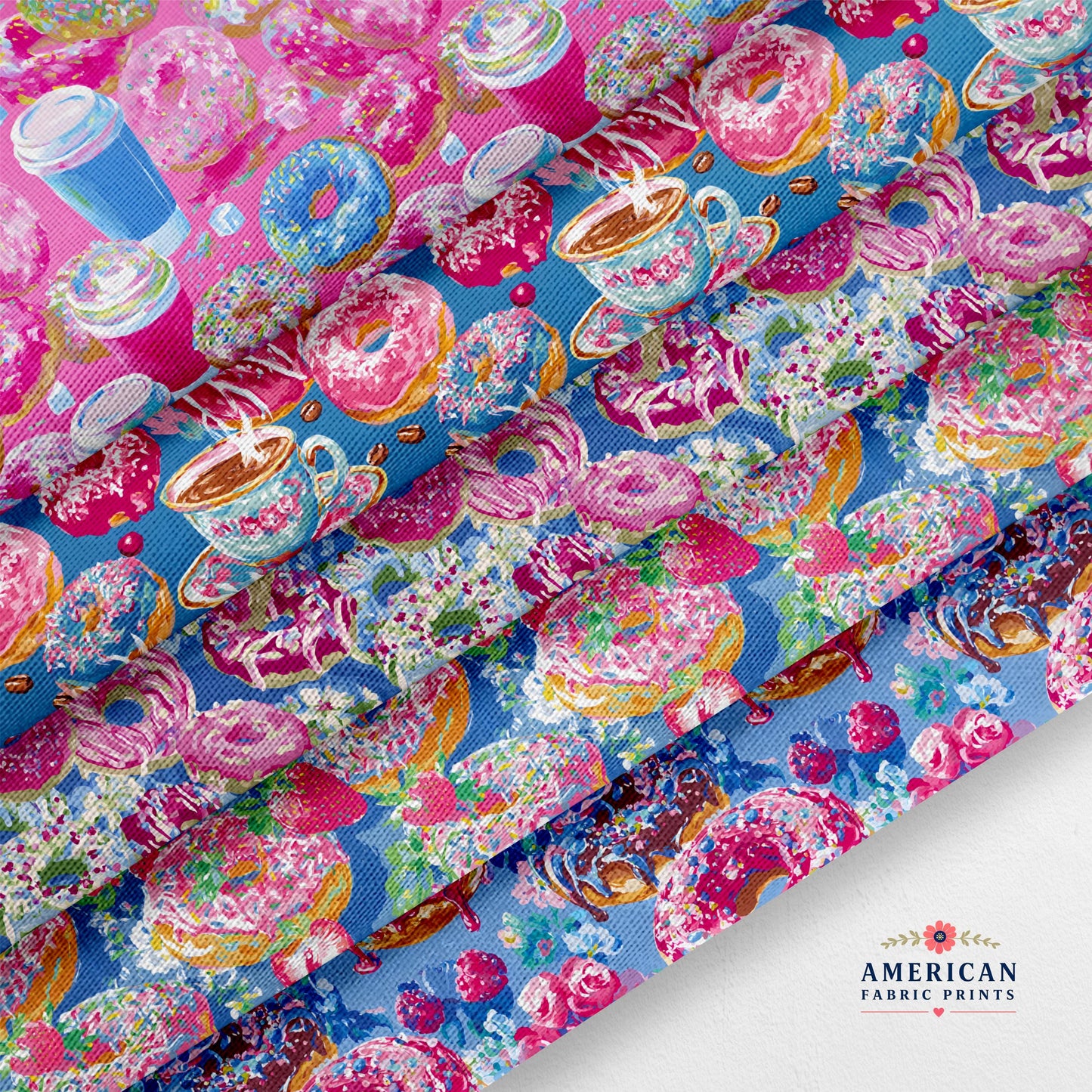 Donut Shop Fabric Bundle Set - Shop now at American Fabric Prints