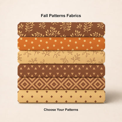 Fall Themed Fabrics. Choose your Pattern or Choose Them All! Shop now at American Fabric Prints.