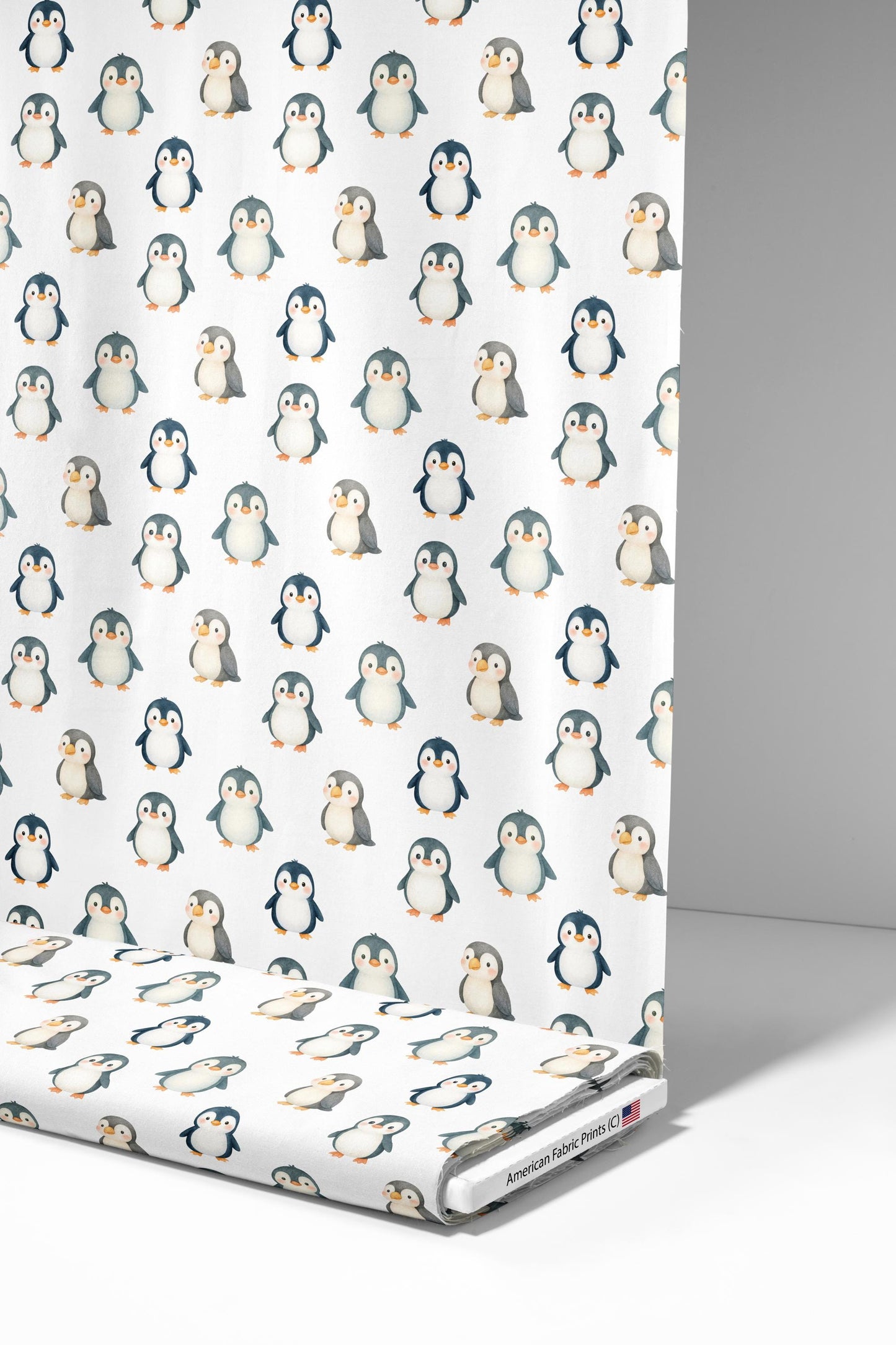 Little Penguins Fabric - Shop now at American Fabric Prints