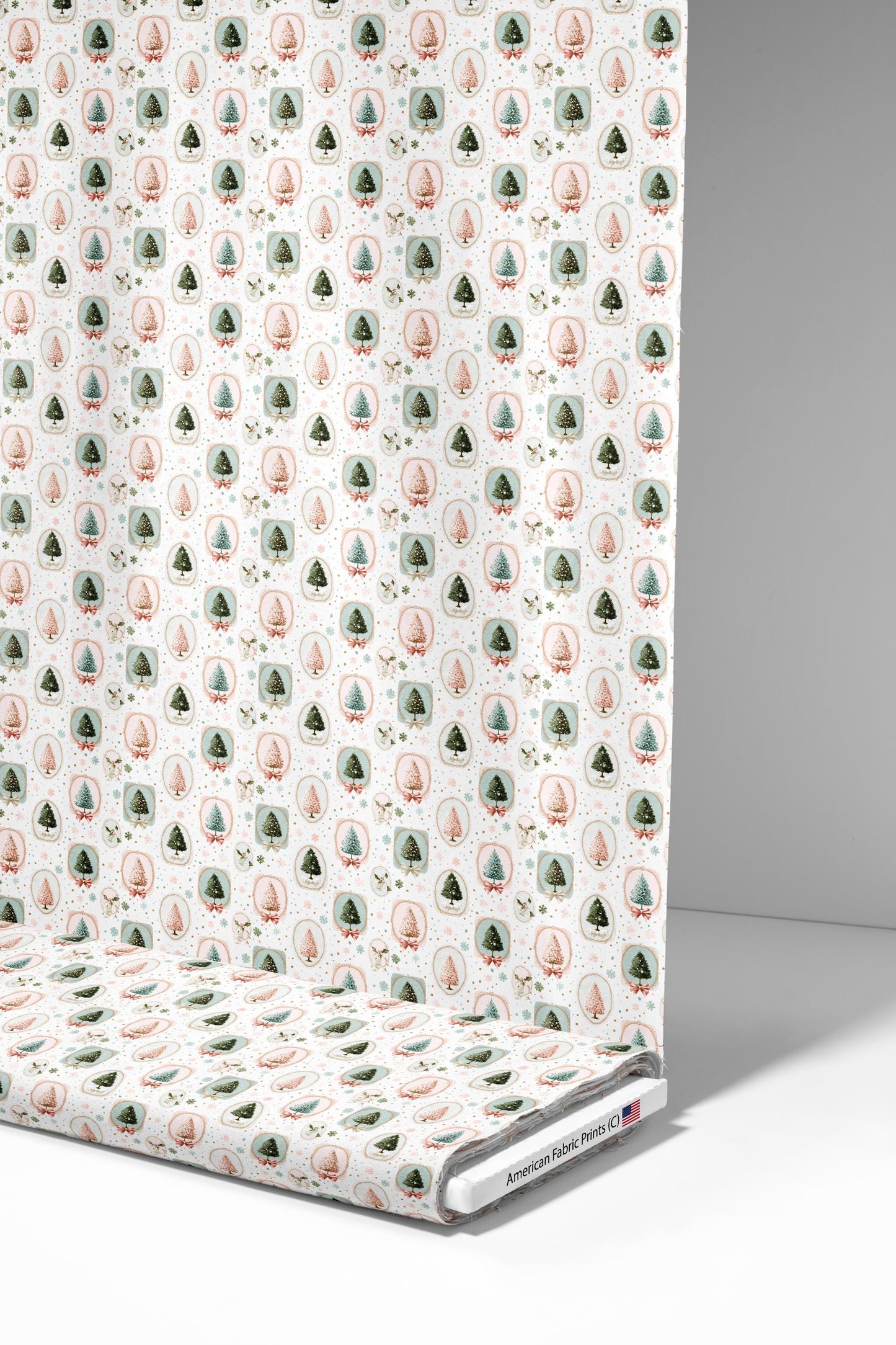 Coquette Christmas Frame 2 Fabric - Shop now at American Fabric Prints