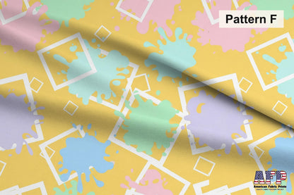 Colorful Abstract 2 Fabric Bundle Set - Shop now at American Fabric Prints