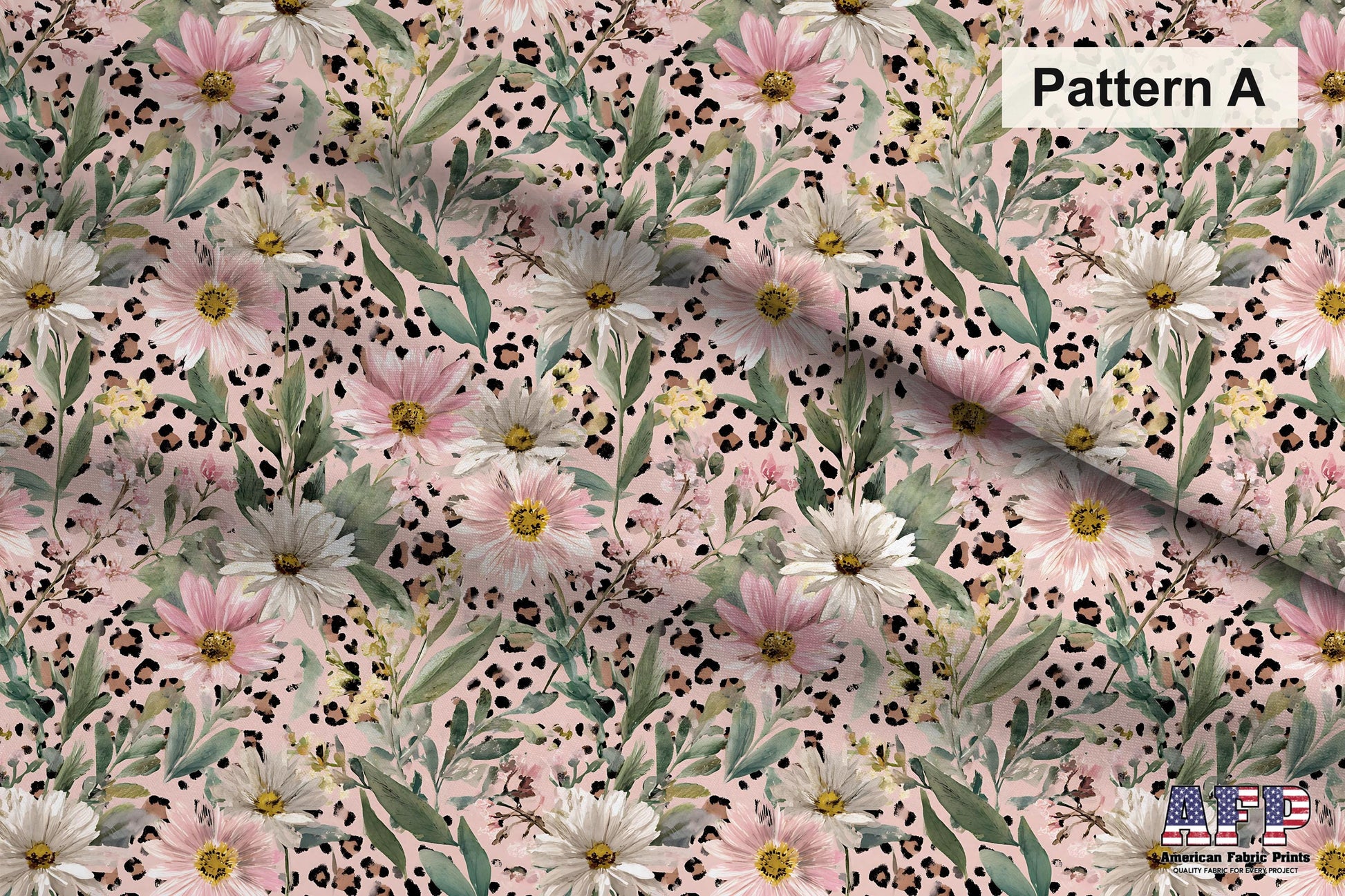 Pastel Boho Leopard Fabric Bundle Set - Shop now at American Fabric Prints