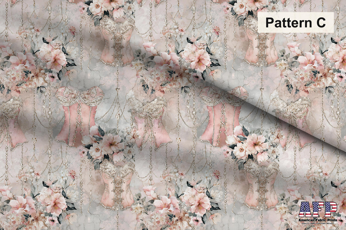 Victorian Shabby Chic Romance 2 Fabric Bundle Set - Shop now at American Fabric Prints