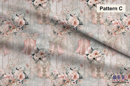 Victorian Shabby Chic Romance 2 Fabric Bundle Set - Shop now at American Fabric Prints