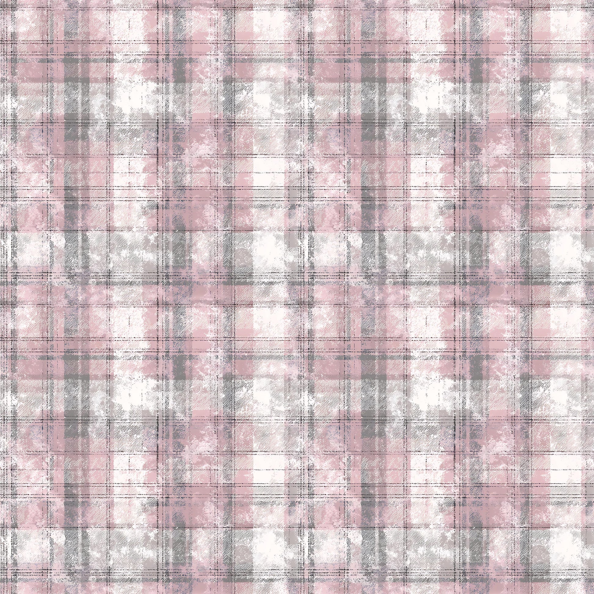 Pink Rustic Plaid Fabric - Shop now at American Fabric Prints