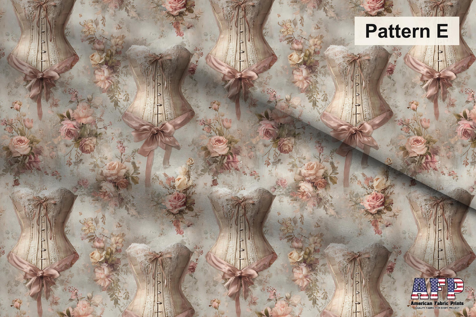 Victorian Shabby Chic Romance 2 Fabric Bundle Set - Shop now at American Fabric Prints
