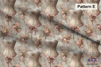Victorian Shabby Chic Romance 2 Fabric Bundle Set - Shop now at American Fabric Prints