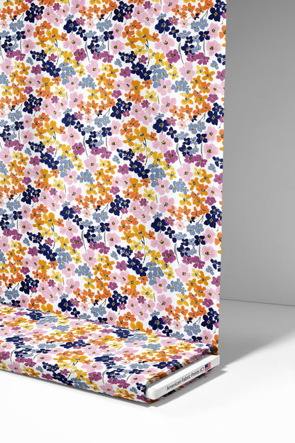 Colorful Fields Fabric - Shop now at American Fabric Prints