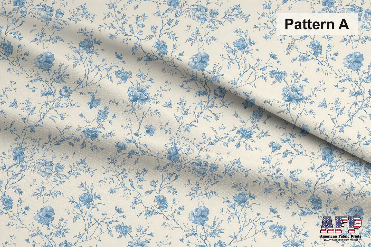 Blue Vases Fabric Bundle Set - Shop now at American Fabric Prints