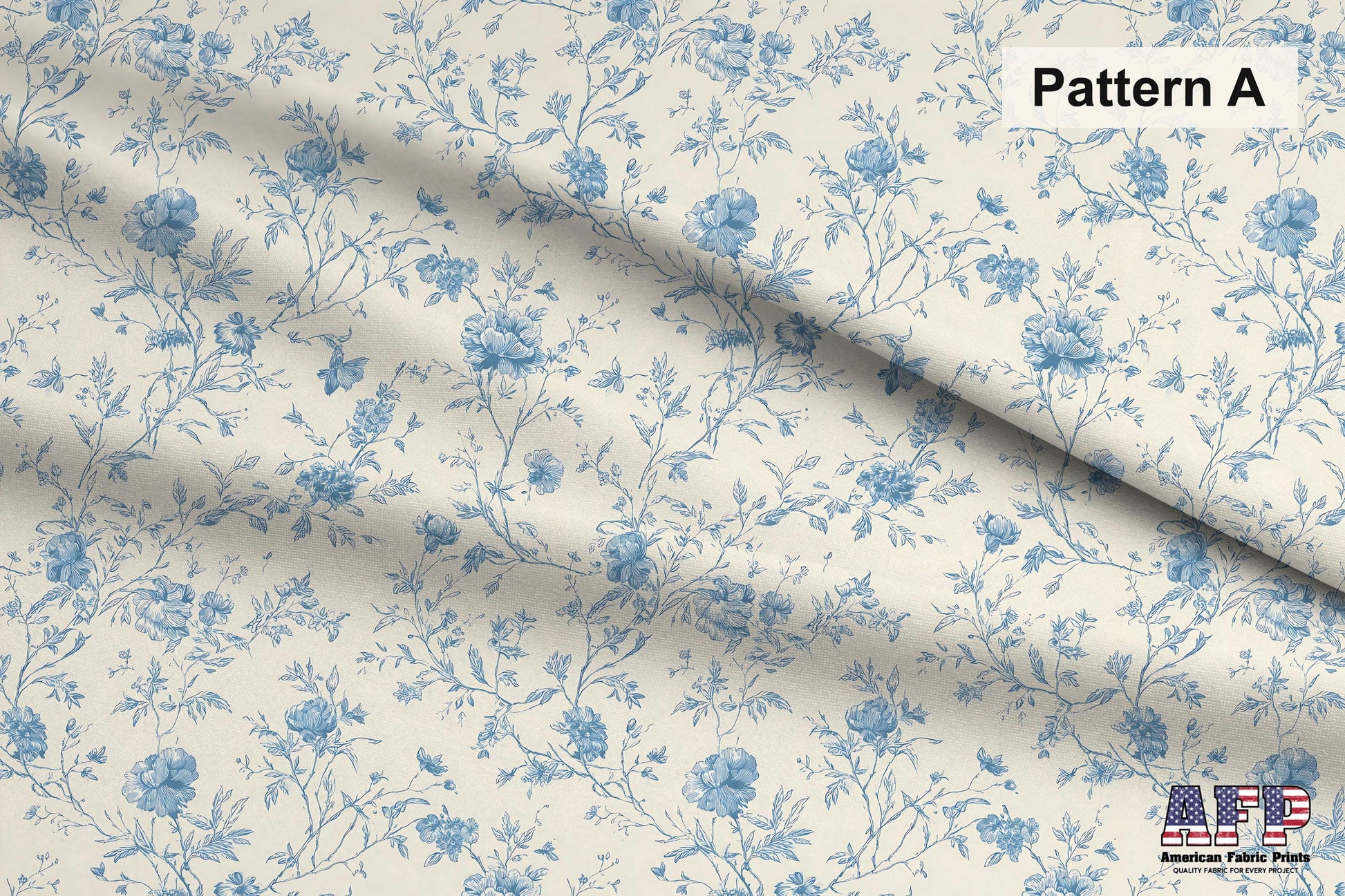Blue Vases Fabric Bundle Set - Shop now at American Fabric Prints